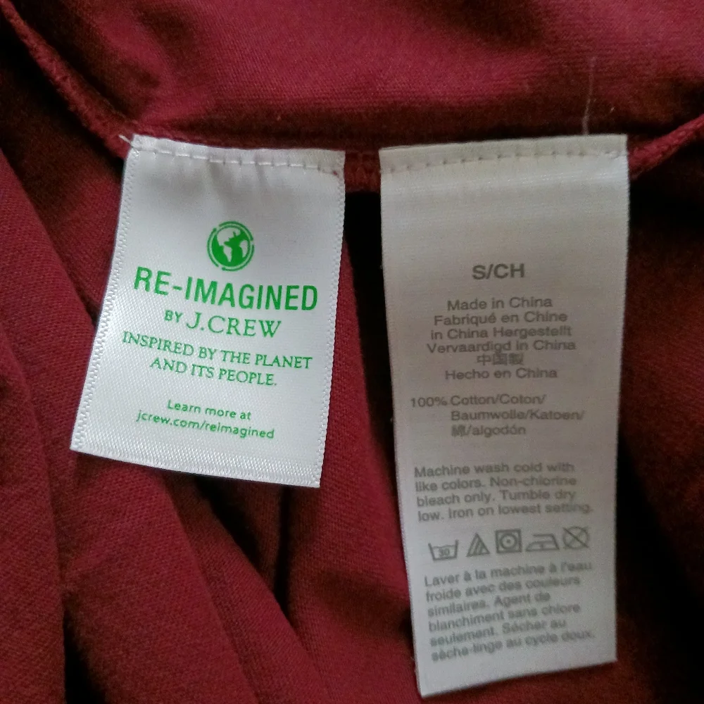 NWT J. Crew Broken-In Long Sleeve Tee
